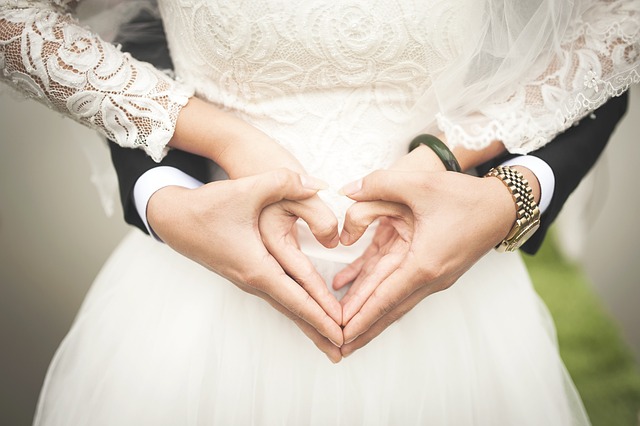 Bride and Groom Heart | Marriage During the Family-Based Immigration Process